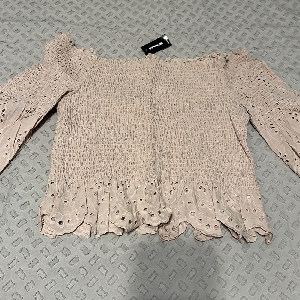 NWT express bell sleeve top